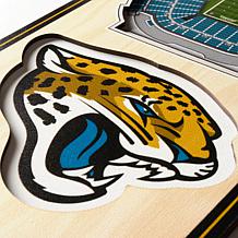 Officially Licensed NFL 6x19" 3D Stadium Banner - Jacksonville Jaguars