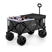 Officially Licensed NFL All-Terrain Portable Wagon - Baltimore Ravens