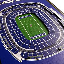 Officially Licensed NFL Baltimore Ravens 3D Stadium Banner
