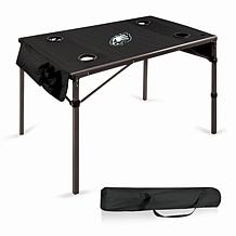 Officially Licensed NFL Black Portable Folding Travel Table - Eagles
