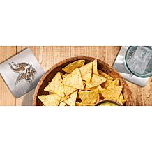 Officially Licensed NFL Boasters 4-piece Coaster Set - MN Vikings 