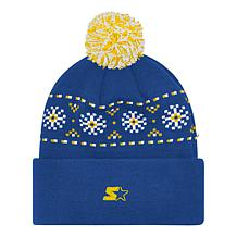 Officially Licensed NFL by Carl Banks Holiday Sweater Light-up Beanie
