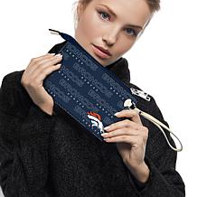 Officially Licensed NFL by Littlearth Victory Wristlet - Broncos