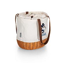 Officially Licensed NFL Canvas and Willow Basket Tote - Mickey Titans