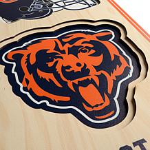Officially Licensed NFL Chicago Bears 3D Stadium Banner