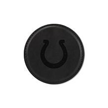 Officially Licensed NFL Colts Black Personalized Coaster 4pk