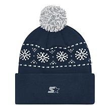 Officially Licensed NFL Dallas Cowboys Holiday Sweater Light-Up Beanie