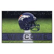 Officially Licensed NFL Denver Broncos Crumb Rubber Door Mat 18" x 30"