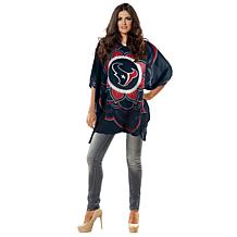 Officially Licensed NFL "Flower" Caftan - Houston Texans
