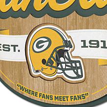 Officially Licensed NFL Green Bay Packers Fan Cave Sign