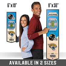 Officially Licensed NFL Jacksonville Jaguars 3D Stadium Banner
