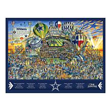Officially-Licensed NFL Joe Journeyman Puzzle - Dallas Cowboys