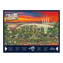 Officially-Licensed NFL Joe Journeyman Puzzle - Los Angeles Rams