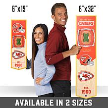 Officially Licensed NFL Kansas City Chiefs 3D Stadium Banner