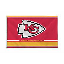 Officially Licensed NFL Kansas City Chiefs Personalized Banner Flag