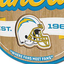 Officially Licensed NFL Los Angeles Chargers Fan Cave Sign