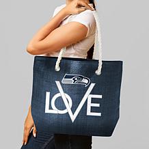 Officially Licensed NFL Love Tote - Seattle Seahawks