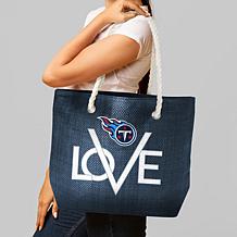 Officially Licensed NFL Love Tote - Tennessee Titans