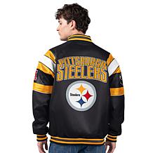 Officially Licensed NFL Men's Faux Leather Varsity Jacket by Glll
