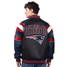 Officially Licensed NFL Men's Faux Leather Varsity Jacket by Glll