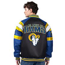 Officially Licensed NFL Men's Faux Leather Varsity Jacket by Glll