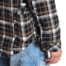 Officially Licensed NFL Men's Transitional Plaid Shirt Jacket by Glll