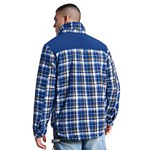 Officially Licensed NFL Men's Transitional Plaid Shirt Jacket by Glll