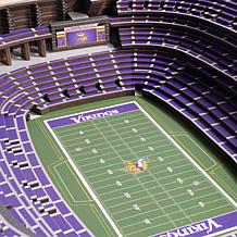 Officially Licensed NFL Minnesota Vikings StadiumView 3D Wall Art