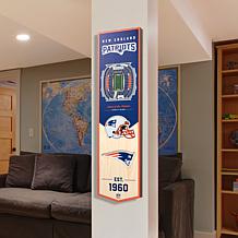 Officially Licensed NFL New England Patriots 3D Stadium Banner