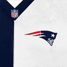 Officially Licensed NFL New England Patriots Pebble Split Hobo Bag