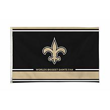 Officially Licensed NFL New Orleans Saints Personalized Banner Flag