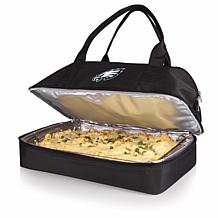 Officially Licensed NFL Philadelphia Eagles Black Casserole Tote