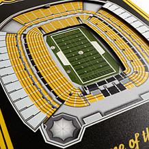 Officially Licensed NFL Pittsburgh Steelers 3D Stadium Banner