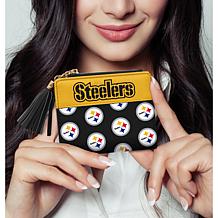 Officially Licensed NFL Pittsburgh Steelers Mini Organizer Wallet