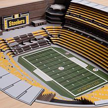 Officially Licensed NFL Pittsburgh Steelers StadiumView 3D Wall Art