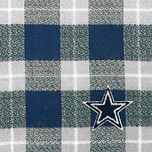 Officially Licensed NFL Plaid Blanket Scarf - Dallas Cowboys 