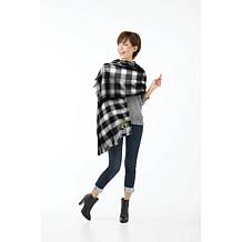 Officially Licensed NFL Plaid Blanket Scarf - Jacksonville Jaguars 