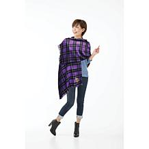 Officially Licensed NFL Plaid Blanket Scarf - Minnesota Vikings 