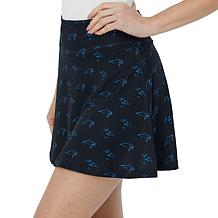 Officially Licensed NFL Printed Record Knit Skort by Concepts Sport