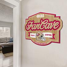 Officially Licensed NFL San Francisco 49ers Fan Cave Sign