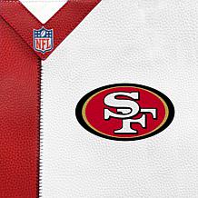 Officially Licensed NFL San Francisco 49ers Pebble Split Hobo Bag