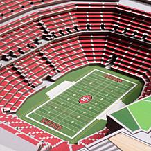 Officially Licensed NFL San Francisco 49ers StadiumView 3D Wall Art