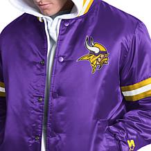 Officially Licensed NFL Starter Men's Satin Varsity Jacket