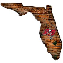 Officially Licensed NFL Tampa Bay Buccaneers Distressed State w/ Logo
