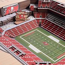 Officially Licensed NFL Tampa Bay Buccaneers StadiumView 3D Wall Art