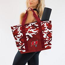 Officially Licensed NFL Tampa Bay Buccaneers Super-Duty Camo Tote