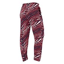 Officially Licensed NFL Unisex Pull-On Zebra-Print Knit Pant by Zubaz
