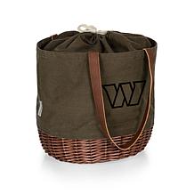 Officially Licensed NFL Washington Commanders Basket Tote Bag