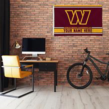 Officially Licensed NFL Washington Commanders Personalized Banner Flag