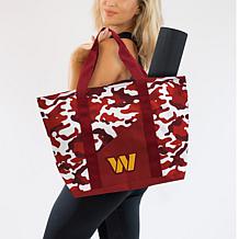 Officially Licensed NFL Washington Commanders Super-Duty Camo Tote